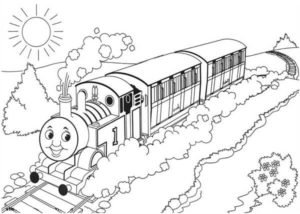 Gambar Mewarnai Thomas and Friends 2