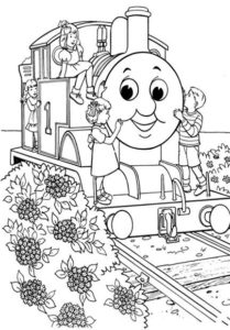 Gambar Mewarnai Thomas and Friends ~ Pintar Mewarnai