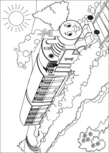 Gambar Mewarnai Thomas and Friends 5