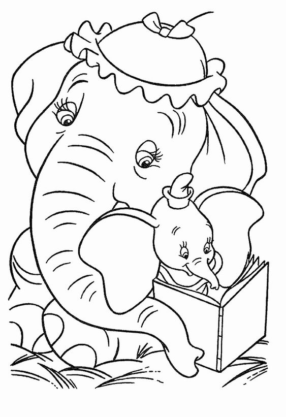 2.Gambar Mewarnai Gajah