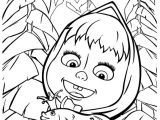 Gambar Mewarnai Masha and the Bear 4 Gambar Mewarnai Masha and the Bear 4